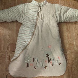 OuYun Baby Organic Sleeping Bag 3.5 TOG <59F